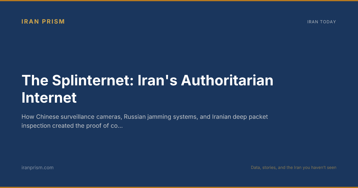 The Splinternet: Iran's Authoritarian Internet | Iran Prism
